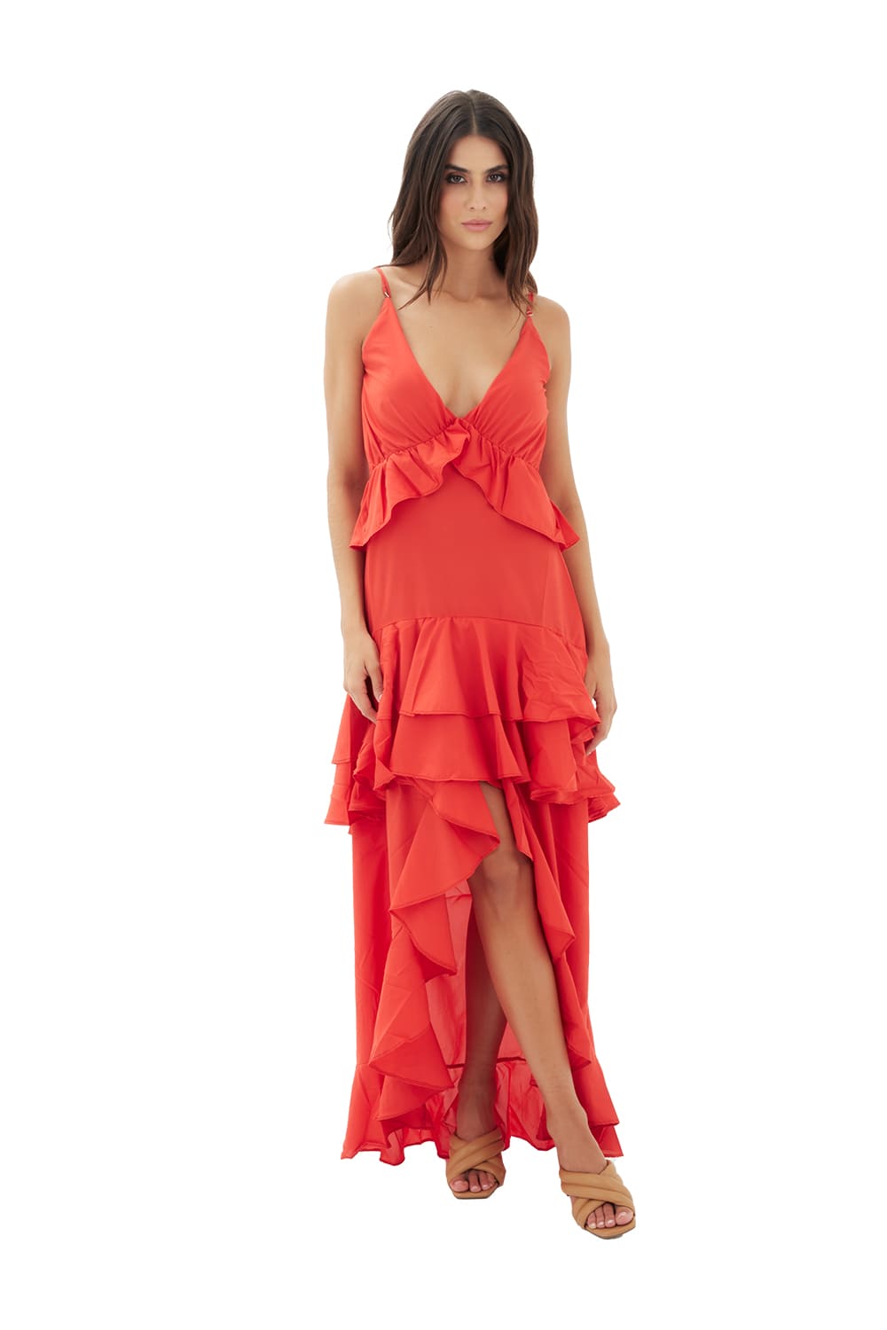 Vestido Largo Radiance Rojo