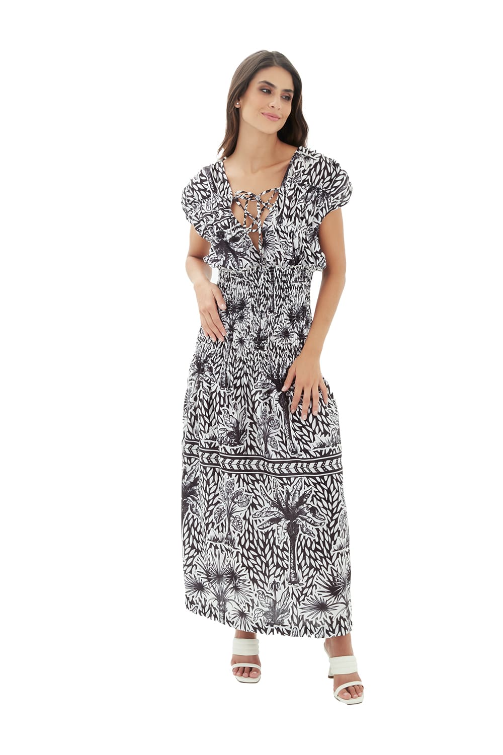 Vestido Largo Carlota Aires_Neg
