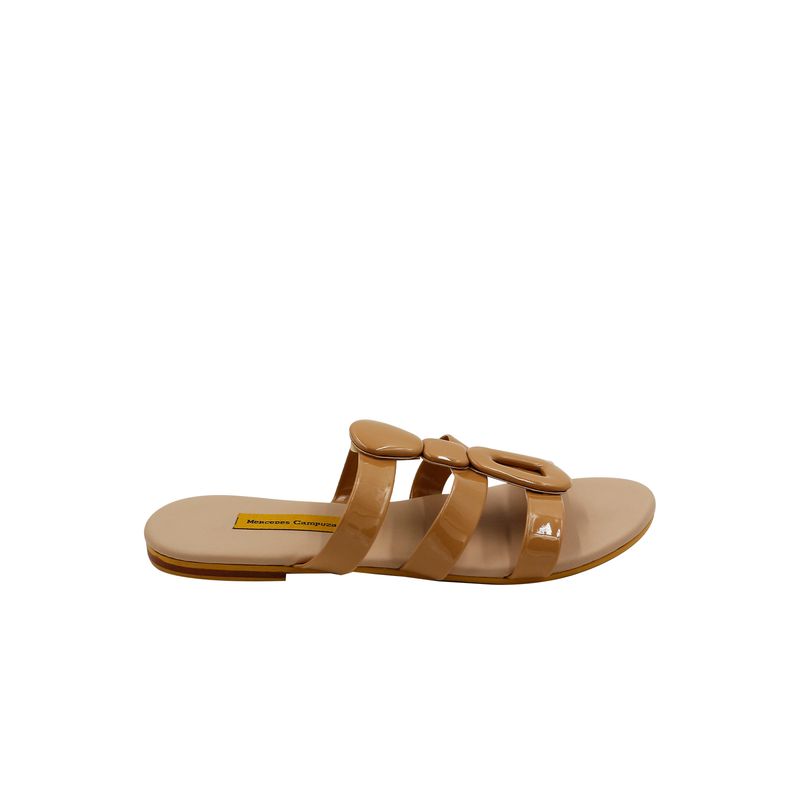 Sandalia Plana Sammy Beige