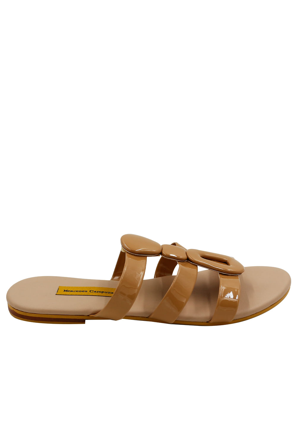 Sandalia Plana Sammy Beige