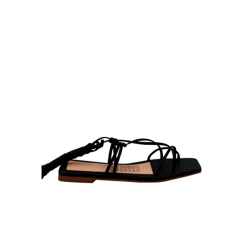 Sandalia Plana Virgil Negro