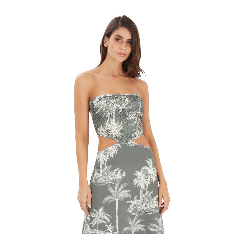 Vestido largo mare verde Creative Craf