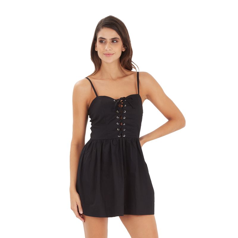 Vestido corto negro  Celestica