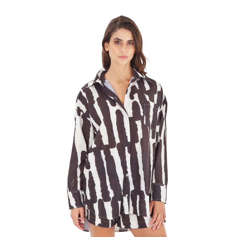 Camisa arte de soñar negra Rosewood