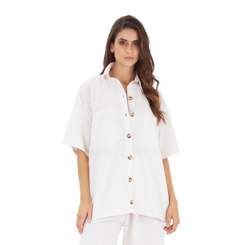 Camisa marfil  Calypso