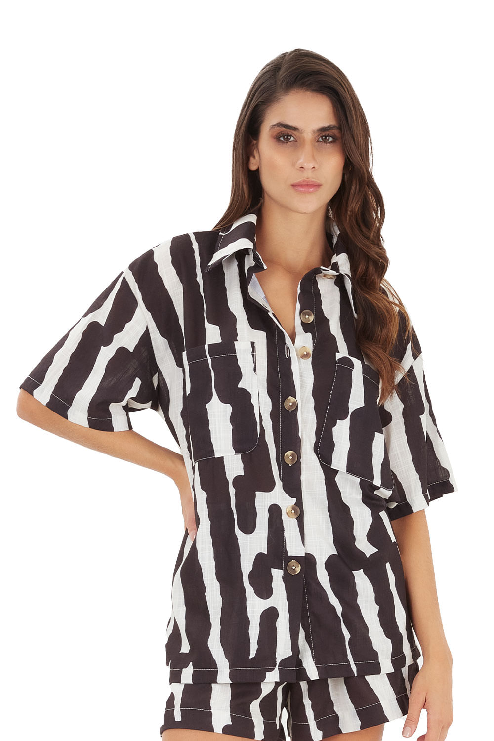 Camisa arte de soñar negra Calypso