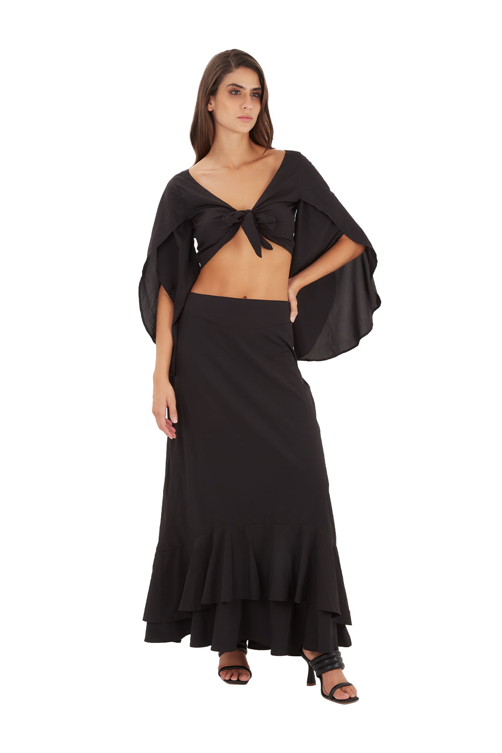 Falda Larga Nowness Negro