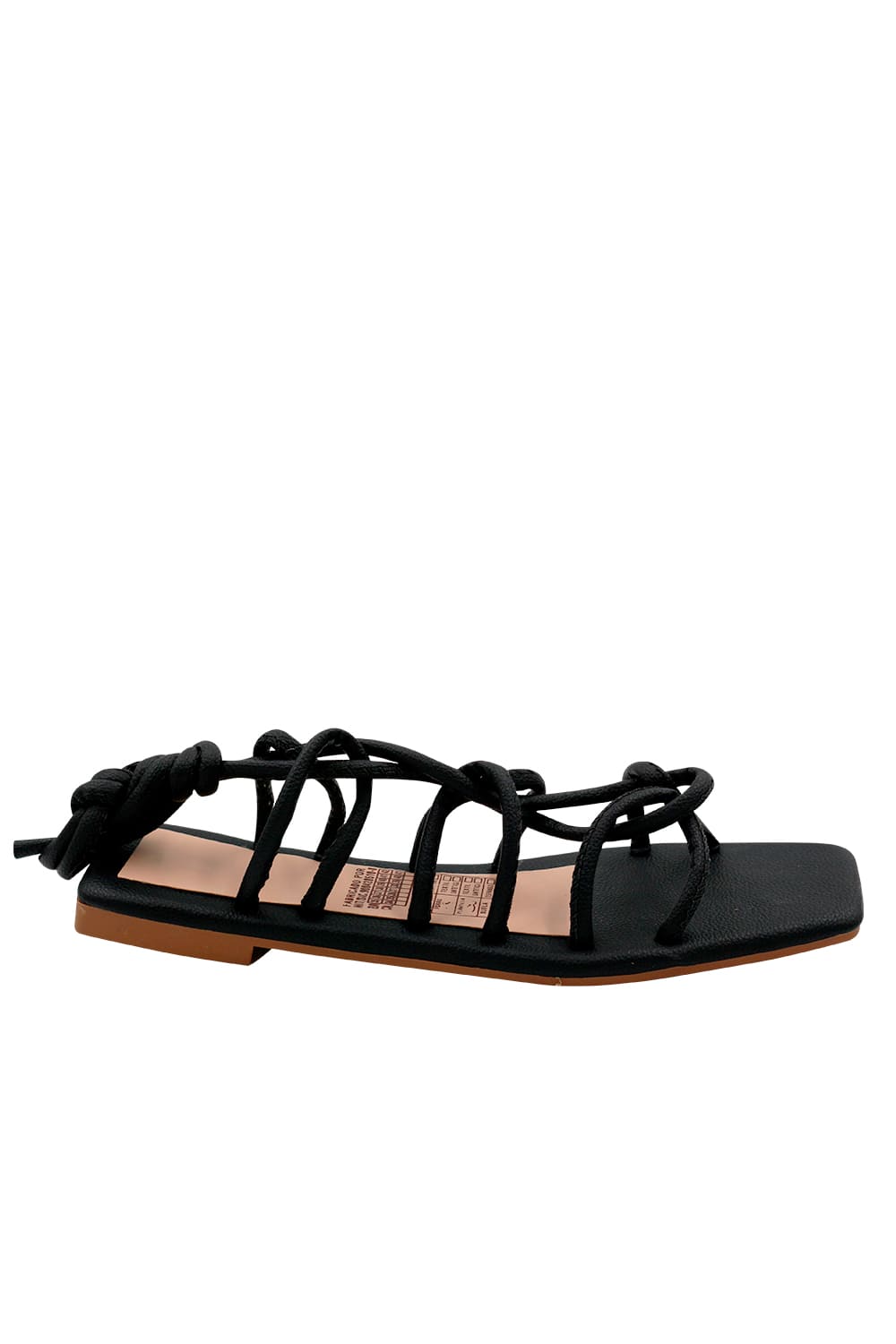 Sandalia Plana Lizette Negro