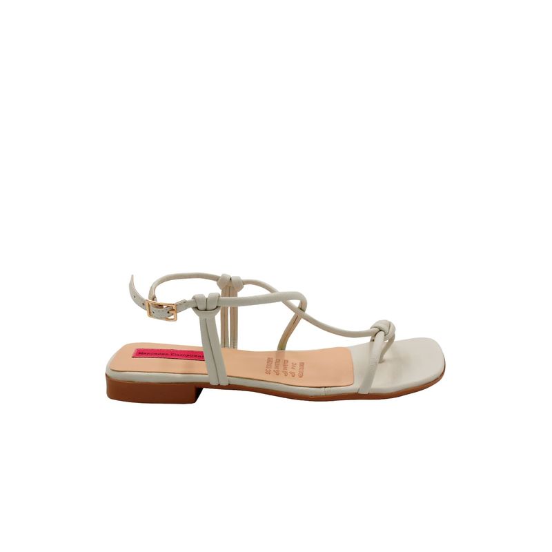 Sandalia Plana Spencer Marfil