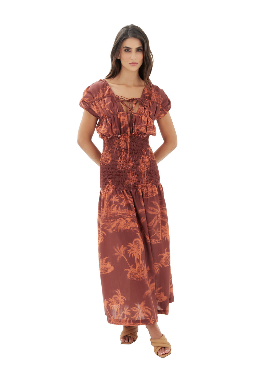 Vestido Largo Carlota Memory_Ter