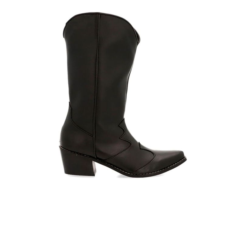 Bota texana negra para mujer Austin