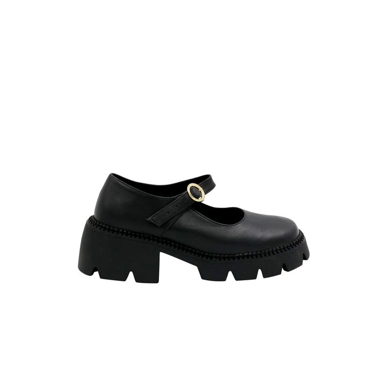 Mocasin Negro para mujer Jade