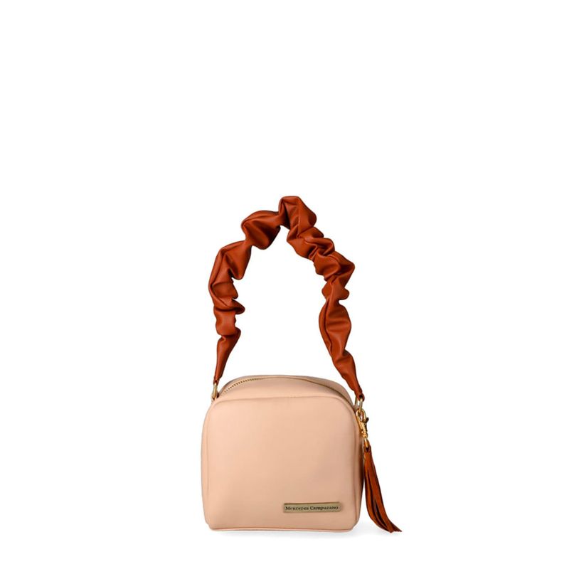 Cartera beige para mujer velute