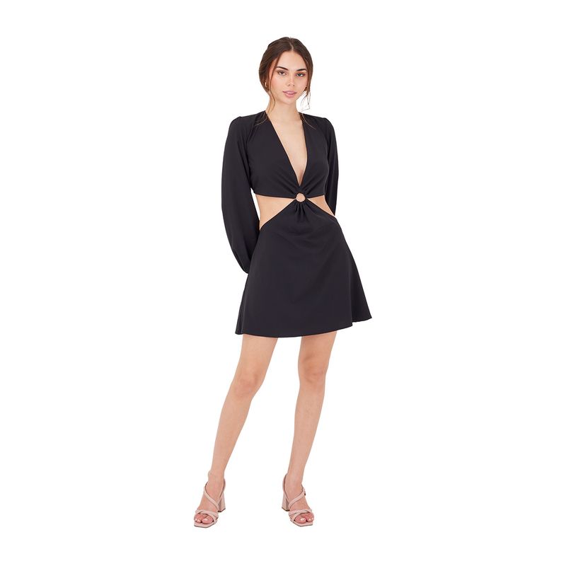 Vestido Corto Sign Of Joy Negro