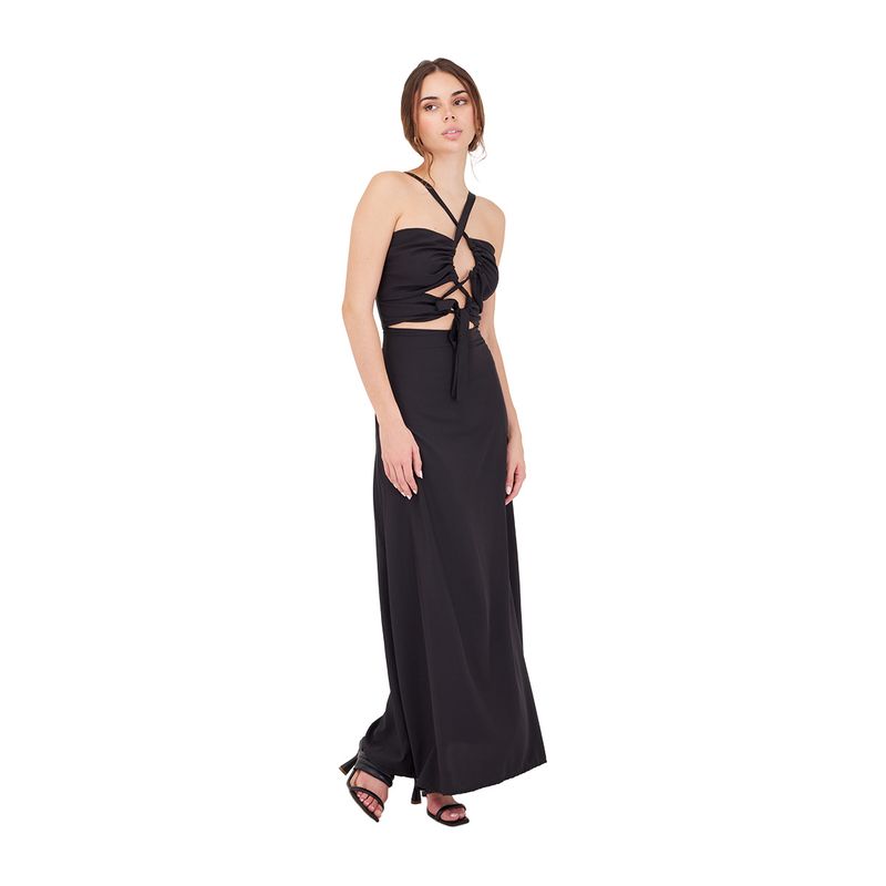 Vestido Largo Delirium Negro