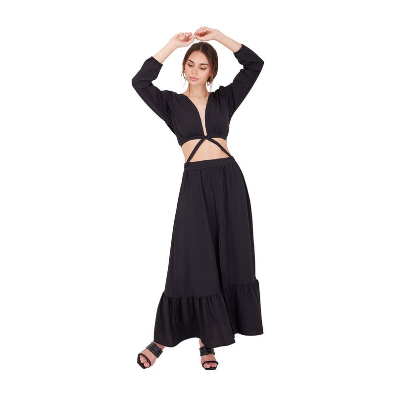 Vestido Largo Reverie Negro