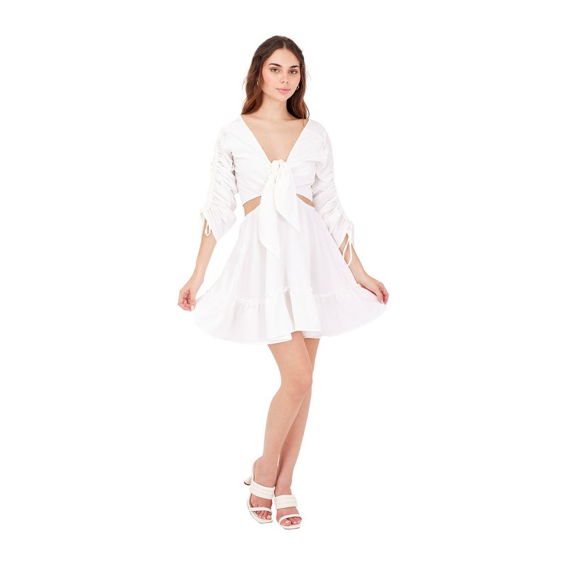 Vestido Corto Euhoric Soul Marfil
