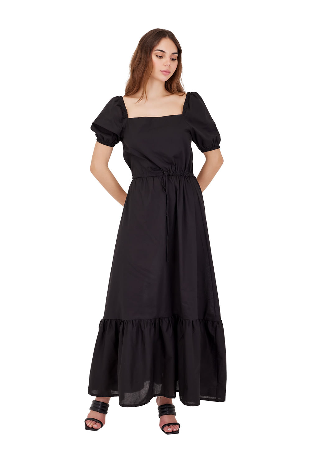 Vestido Largo Tales Of Sun Negro