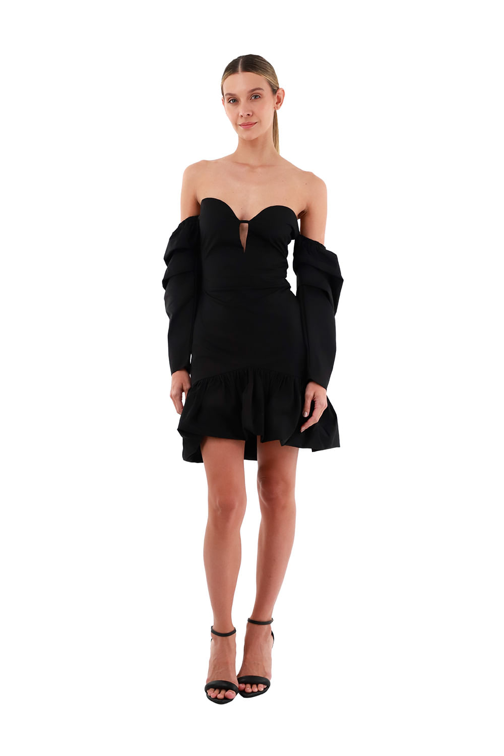 Vestido Corto Coco Negro