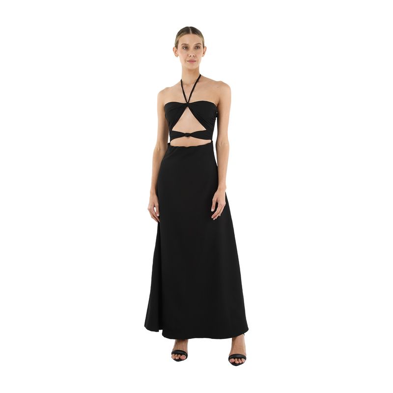 Vestido Largo Delphine Negro
