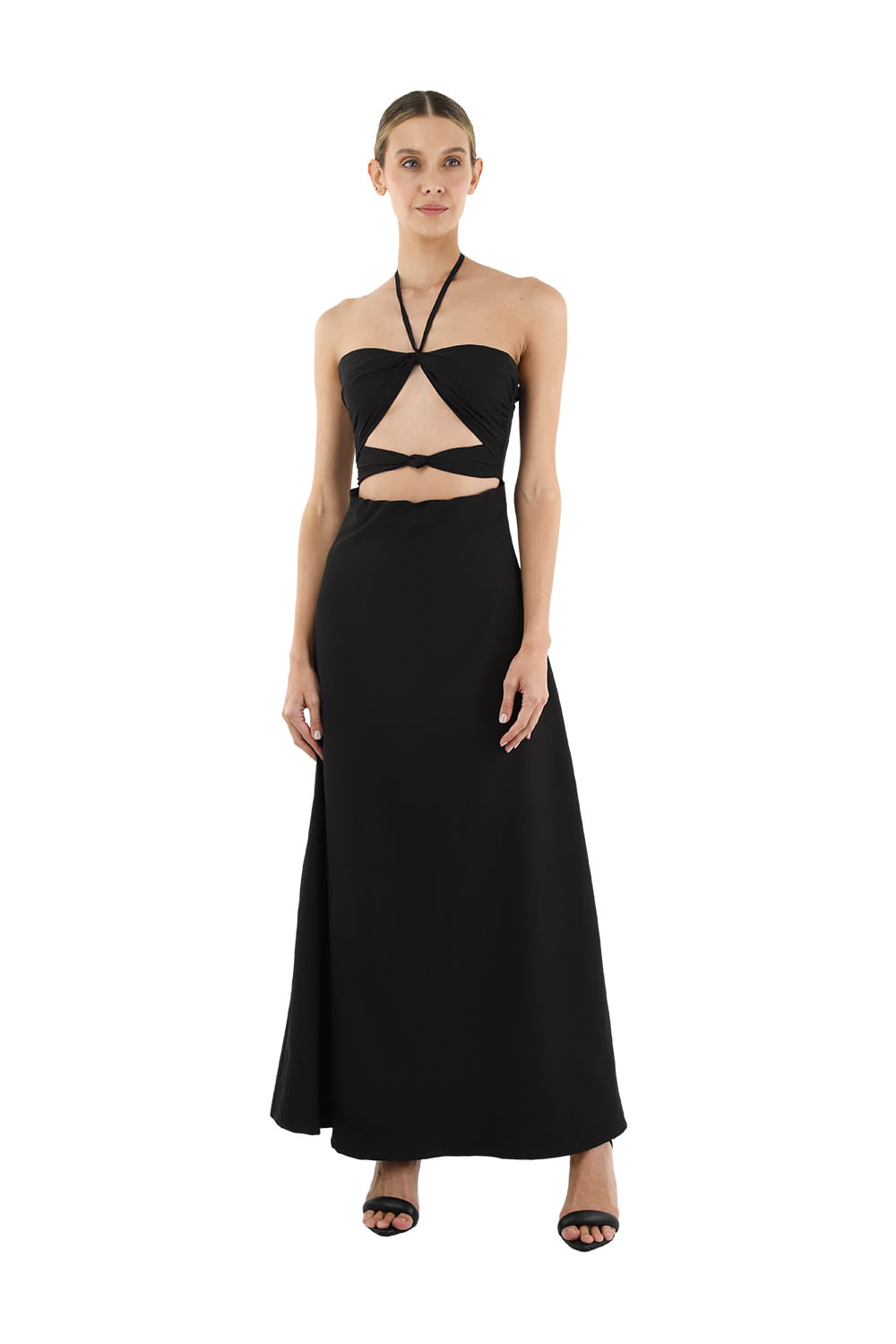 Vestido Largo Delphine Negro