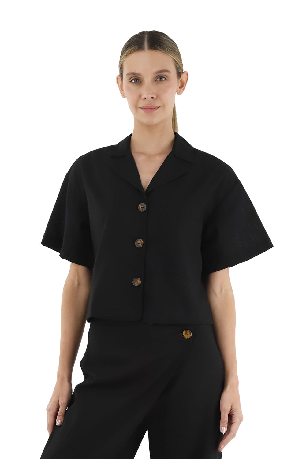 Camisa Charlize Negro