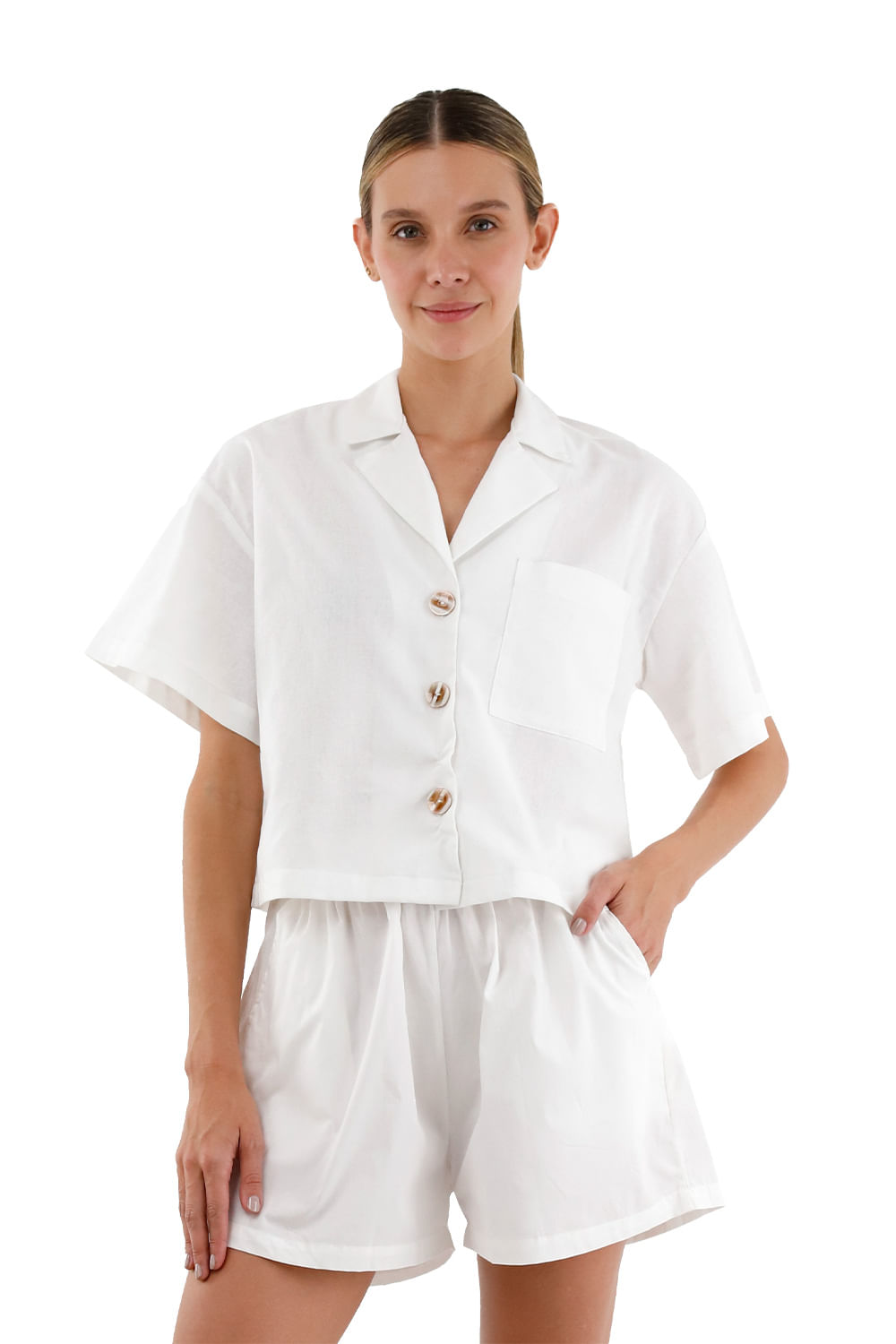 Camisa Charlize Marfil