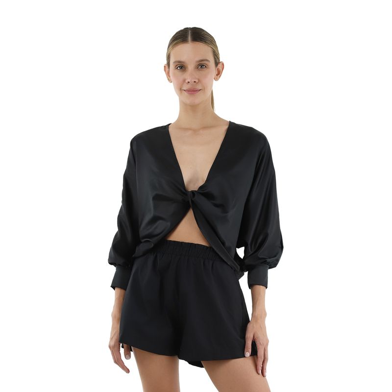 Camisa Loulou Negro