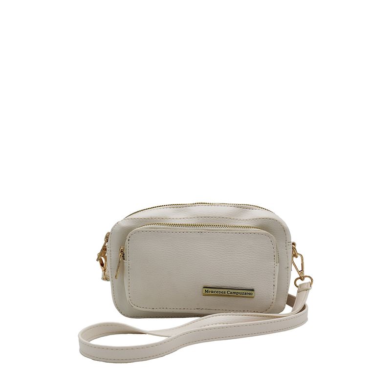 Cartera Blossom Marfil