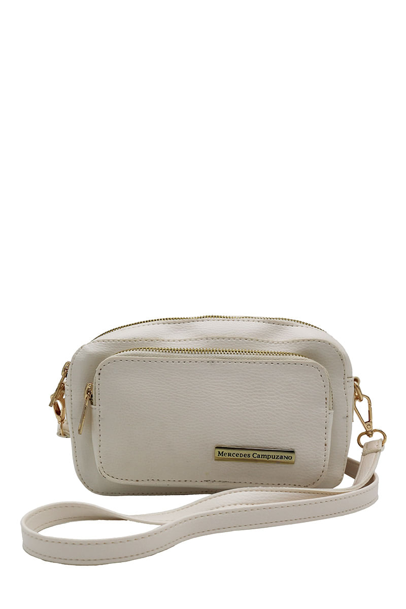 Cartera Blossom Marfil