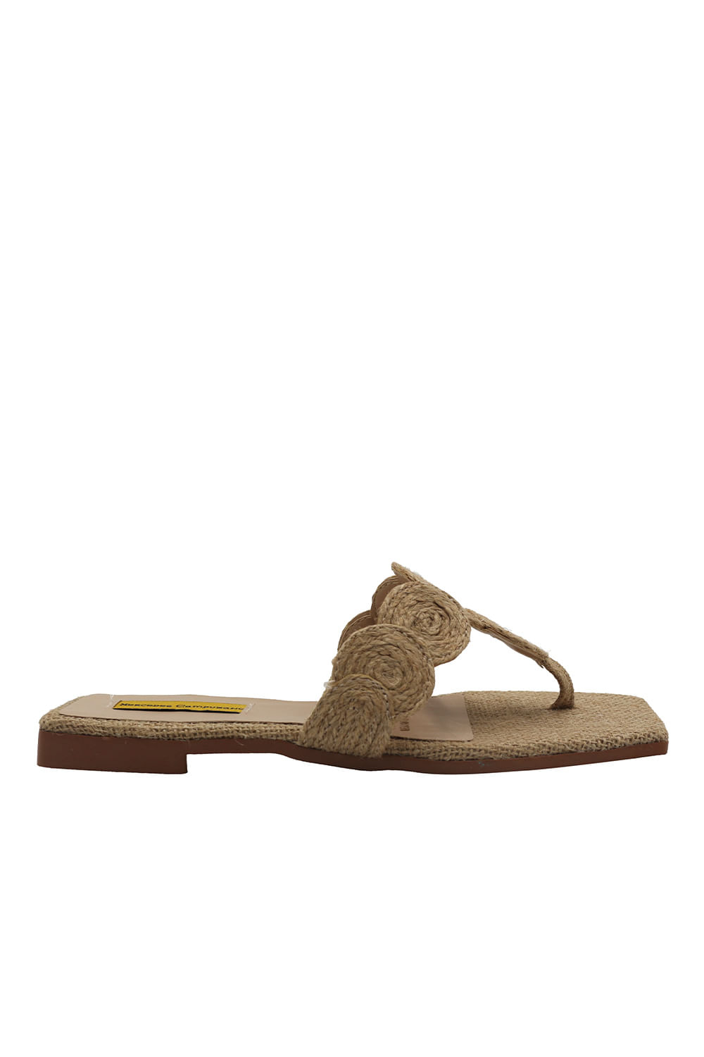 Sandalia Plana Aurora Beige