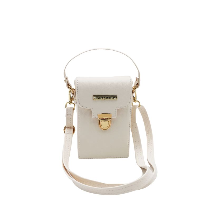 Bandolera Celeste Marfil
