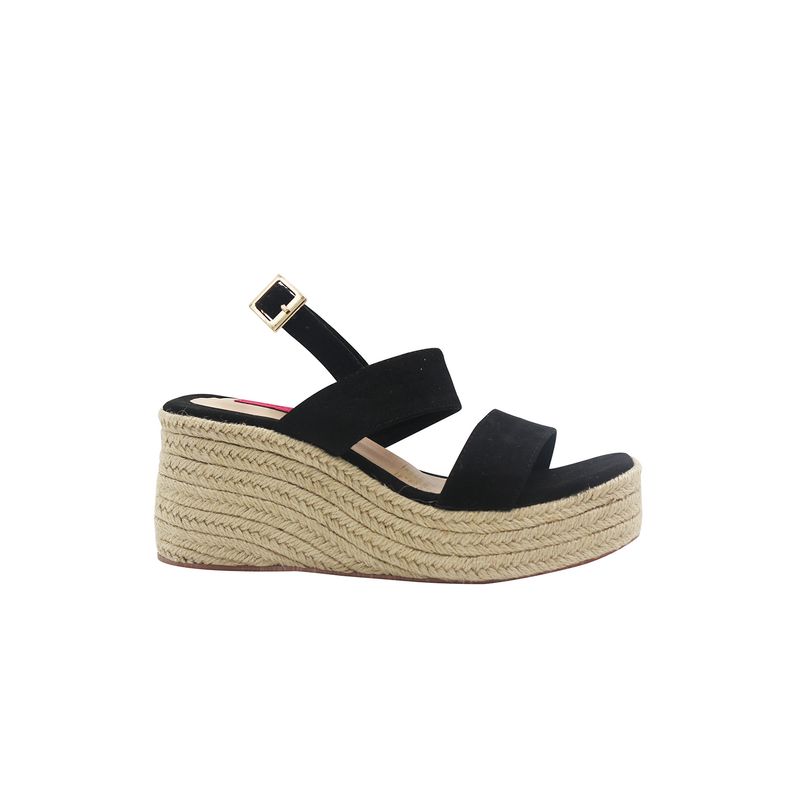 Spadrilla Plataforma Victoria Negro