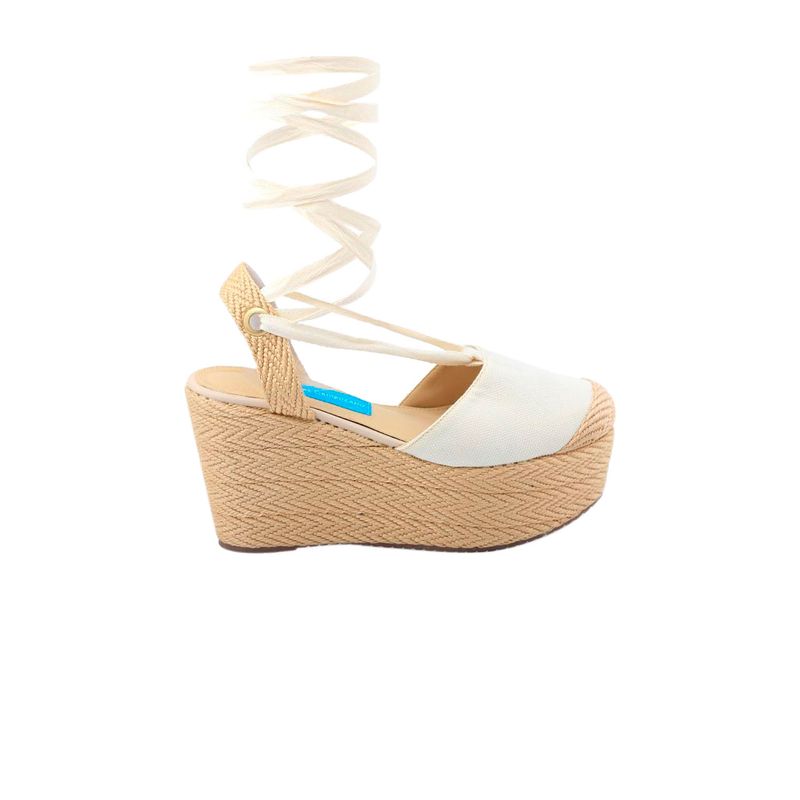 Spadrilla Plataforma Beige