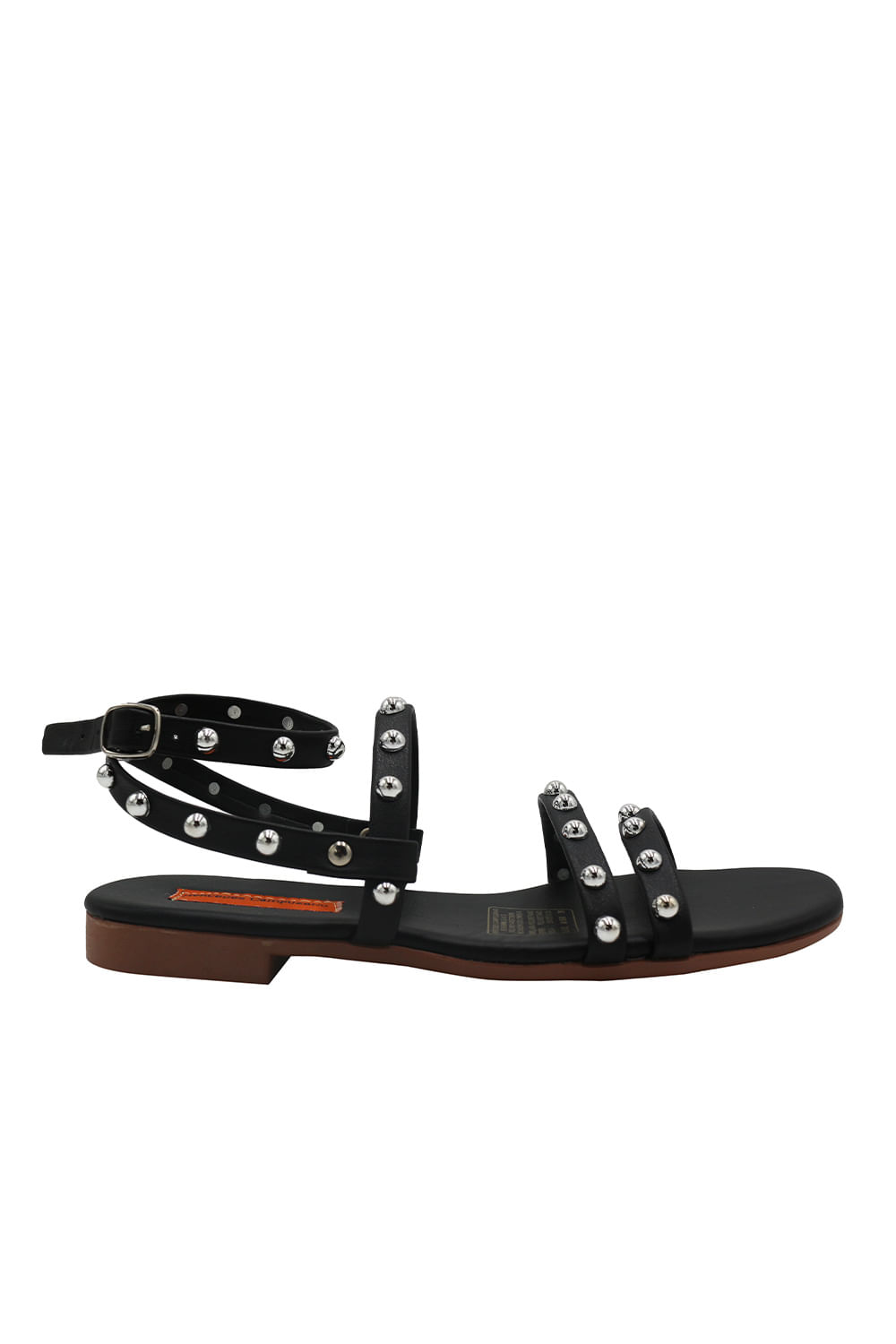 Sandalia Plana Briss Negro