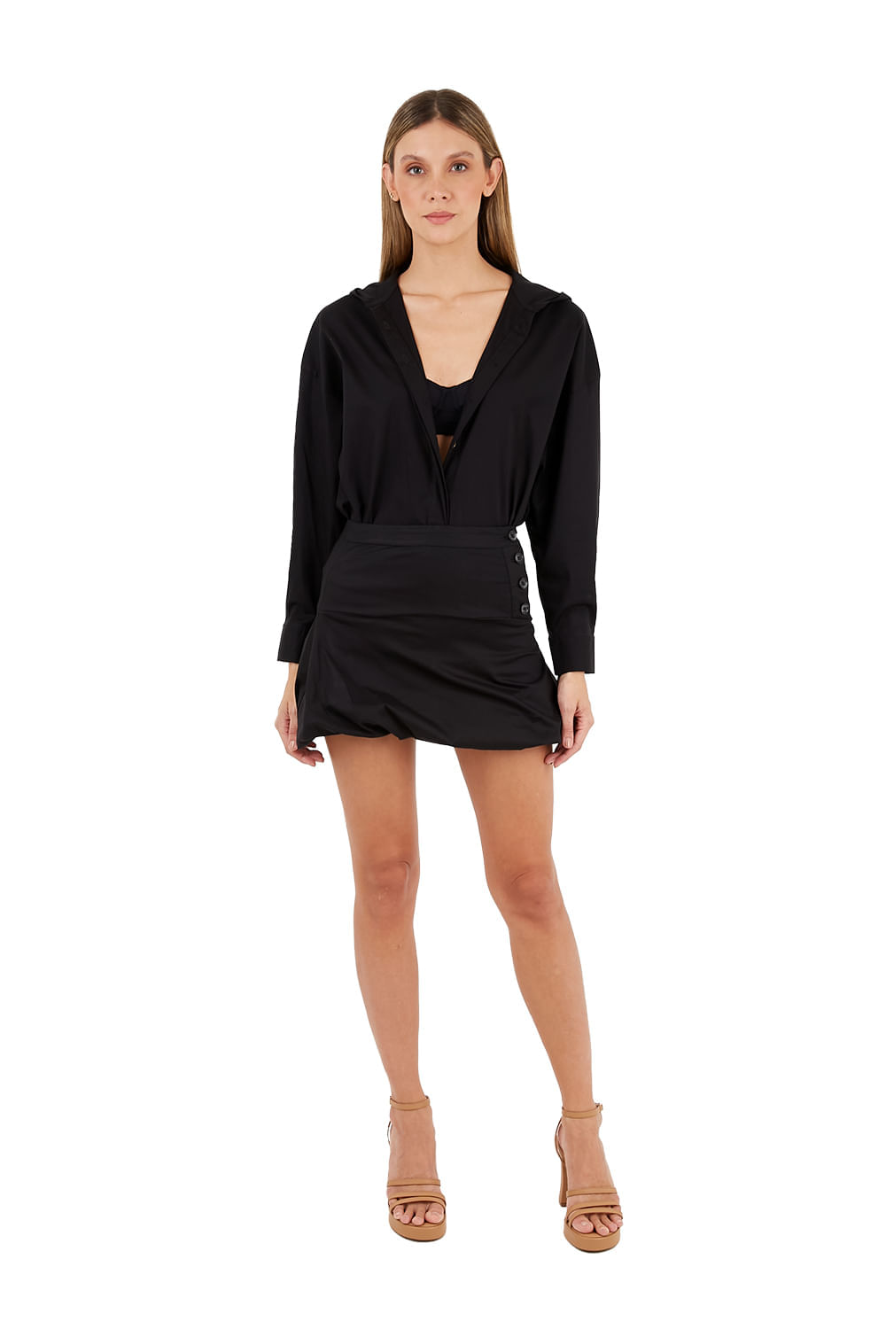 Falda Corta Soul Negro