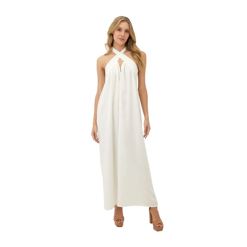 Vestido Largo Solei Marfil