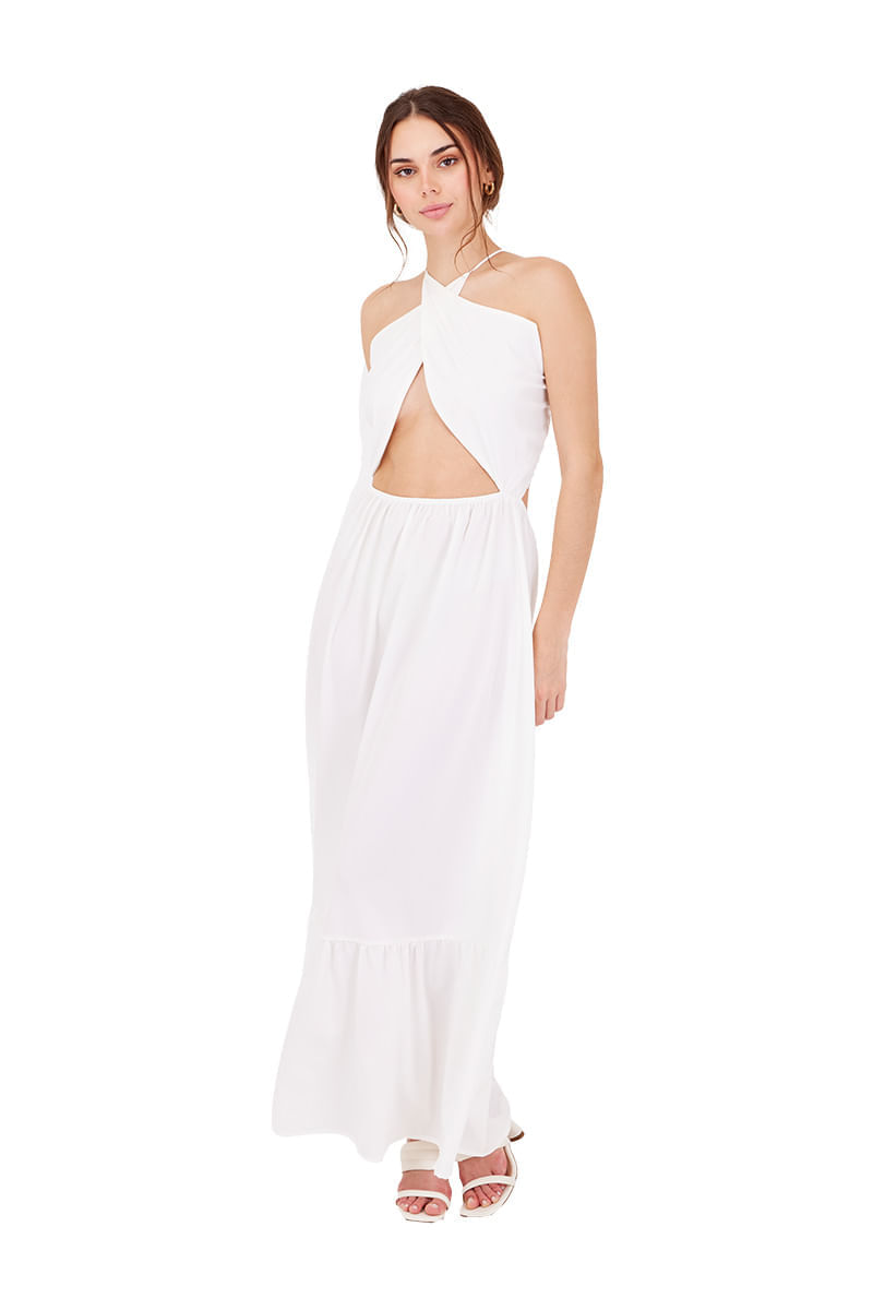 Vestido Largo Genesis Marfil
