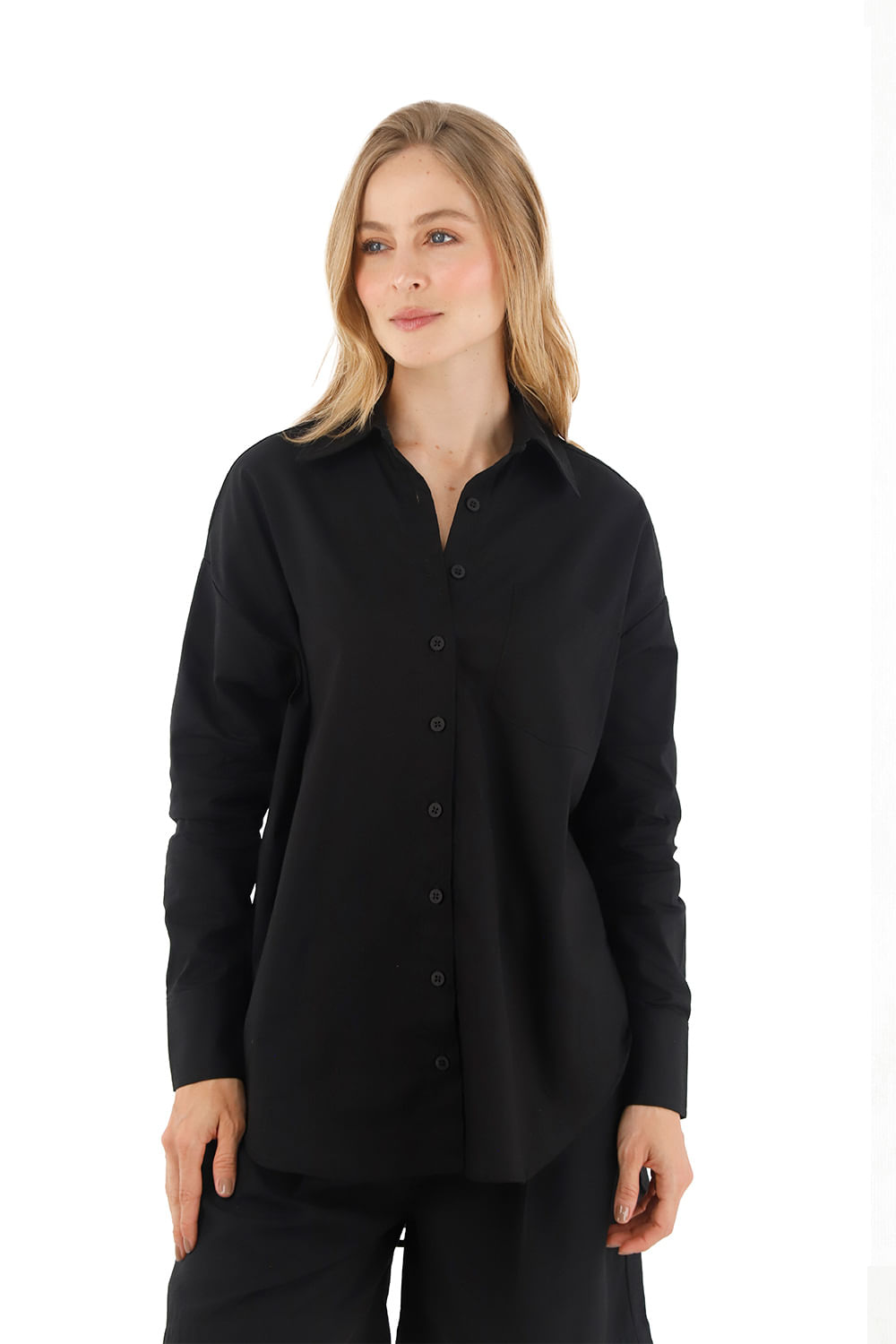 Camisa Boyfriend Haven Negro