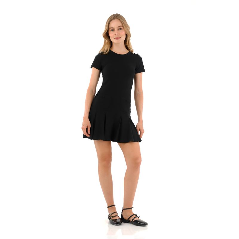 Vestido Corto Amelie Negro