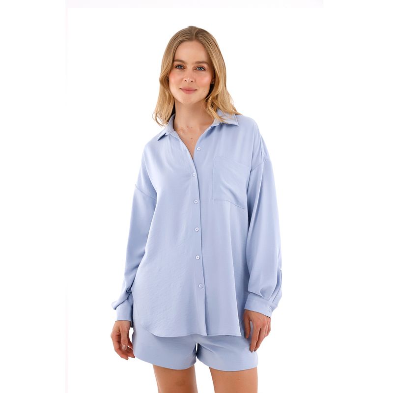 Camisa  Ayden Azul Claro