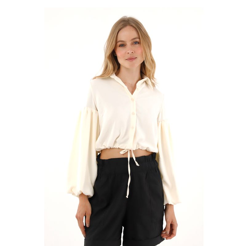 Blusa Gwyneth Marfil