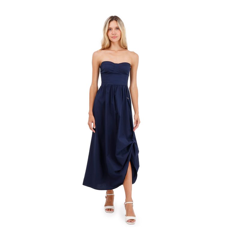 Vestido Largo Mara Azul_Osc