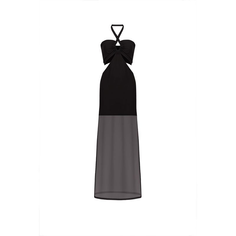 Vestido Largo Carlett Negro