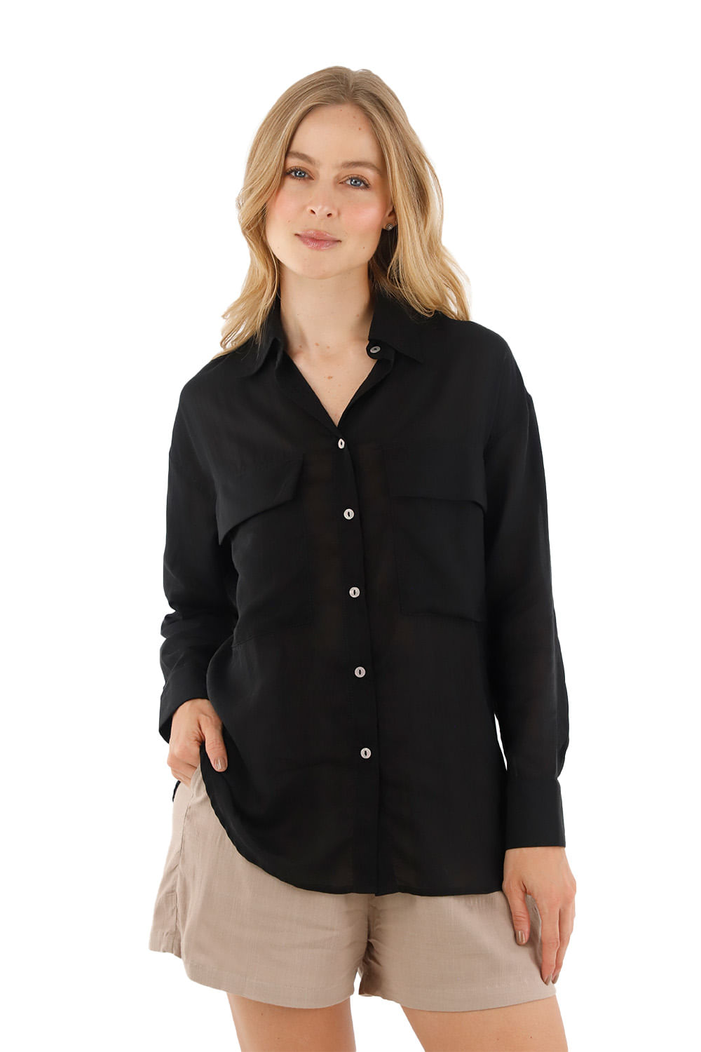 Camisa  Fleur Negro