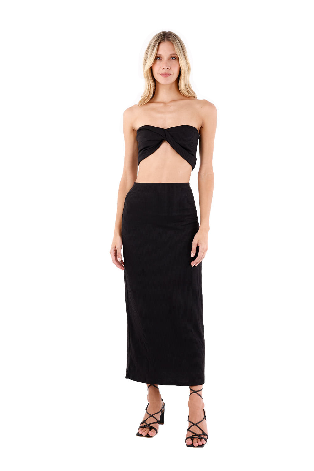 Falda Larga Ecos Negro