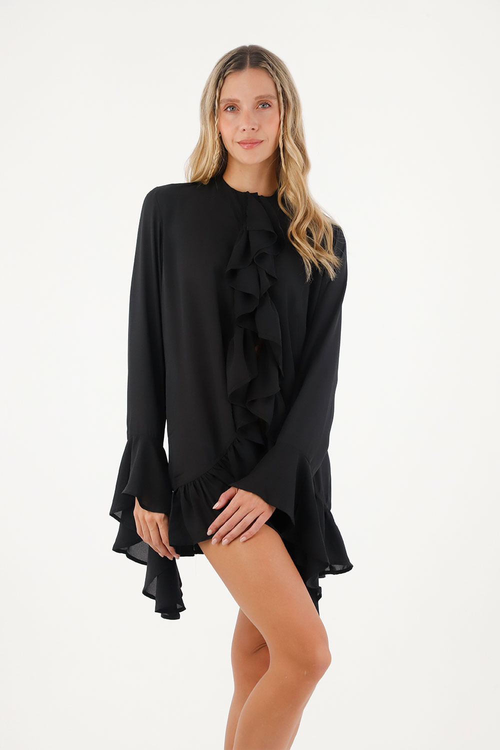 Camisa Aurea  Negro