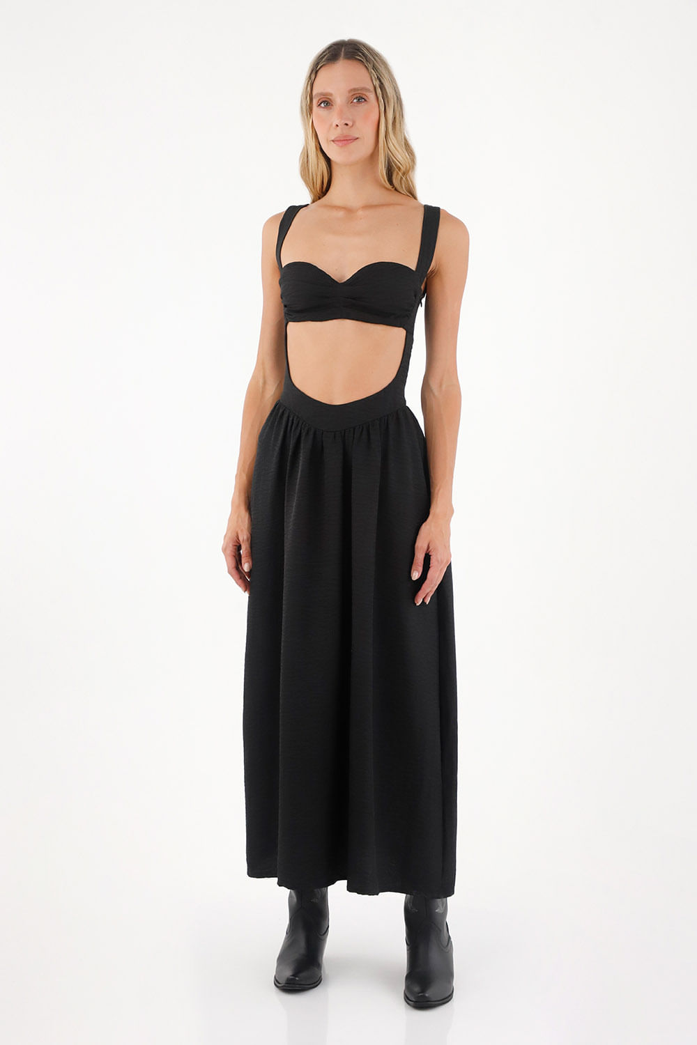 Vestido Largo Luna Negro