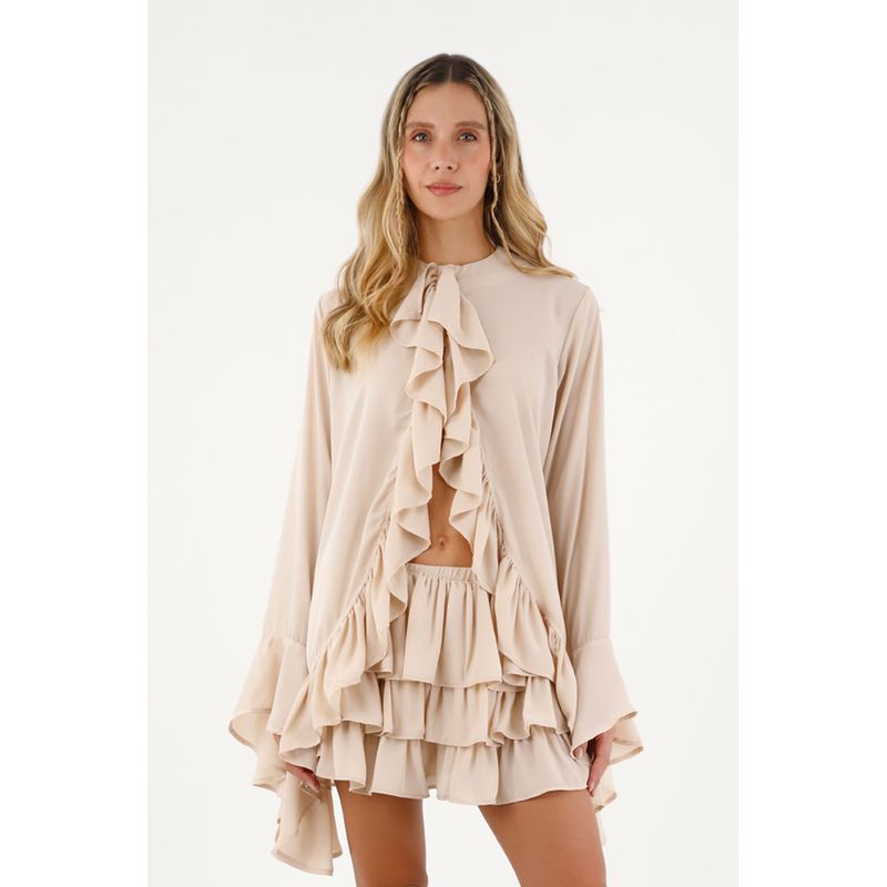 Camisa Aurea  Beige