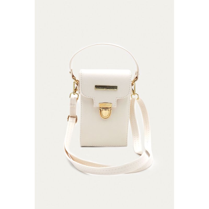 Bandolera Celeste Marfil